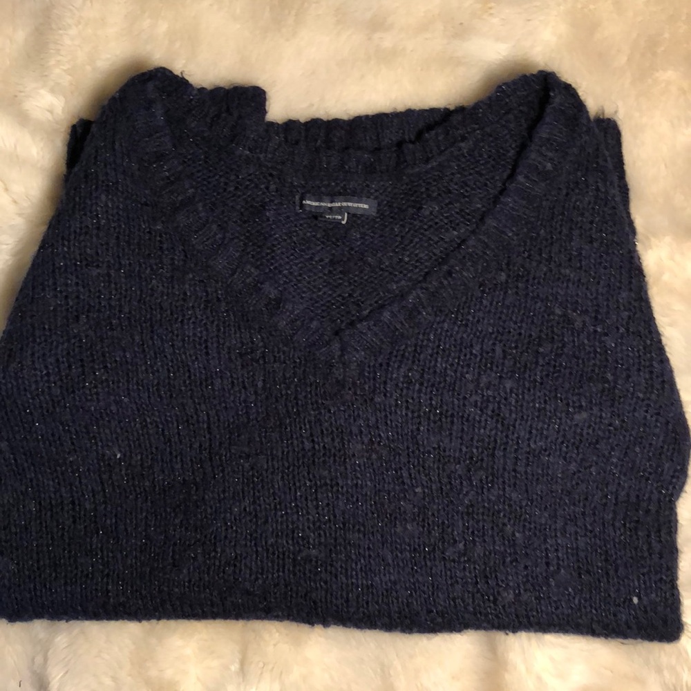 Dark blue Knit sweater from American Eagle